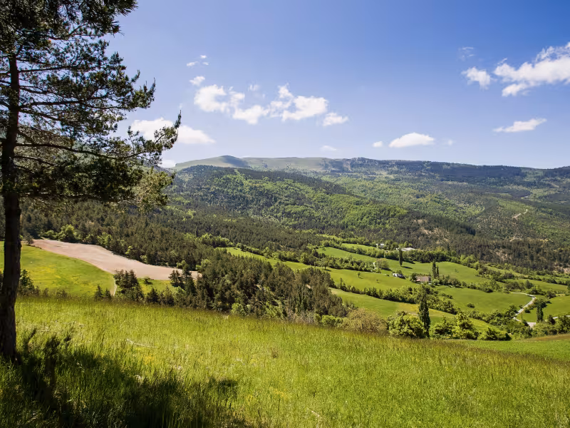 On the heights of Valdrôme