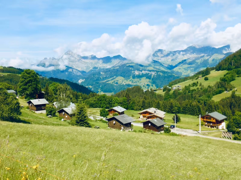 To Col des Saisies from Val d'Arly
