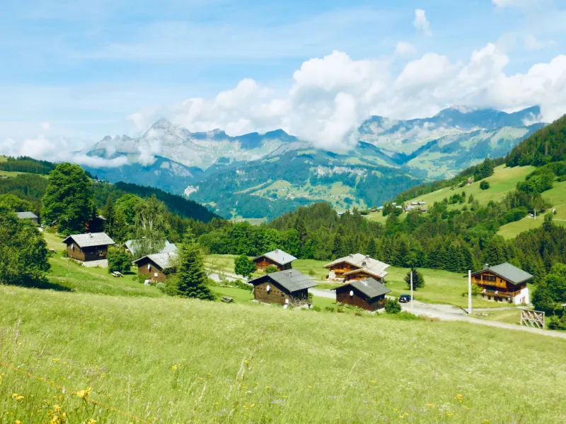 To Col des Saisies from Val d'Arly