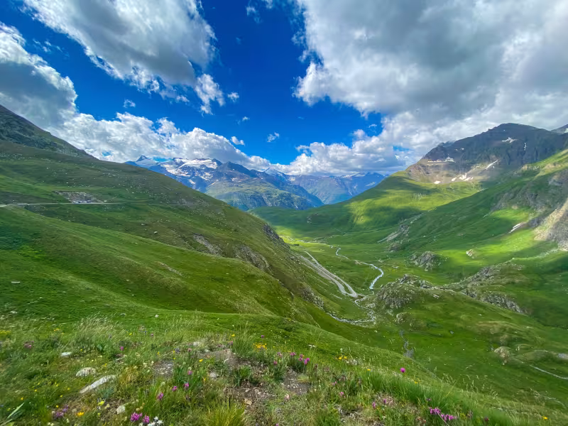 North side Col de l'Iseran