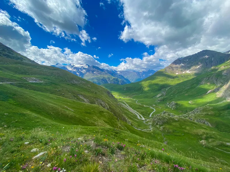 North side Col de l'Iseran