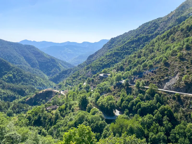 West side of the Turini