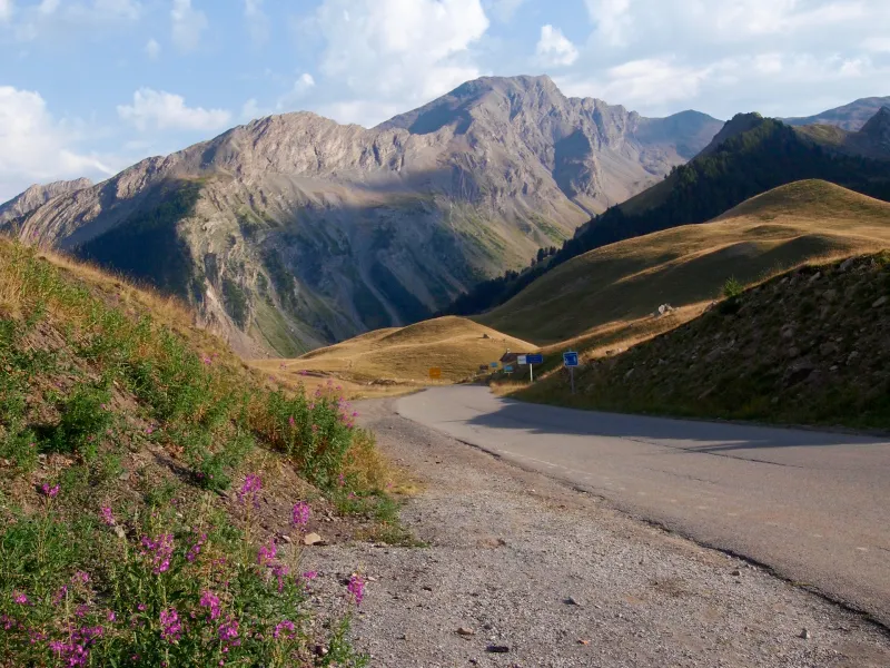 South side of Col de Vars Ubaye coast