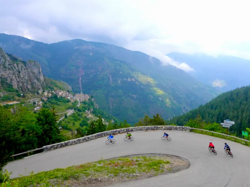 Southeast slope of Col de la Couillole