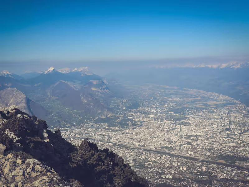 View of Grenoble from the Moucherotte