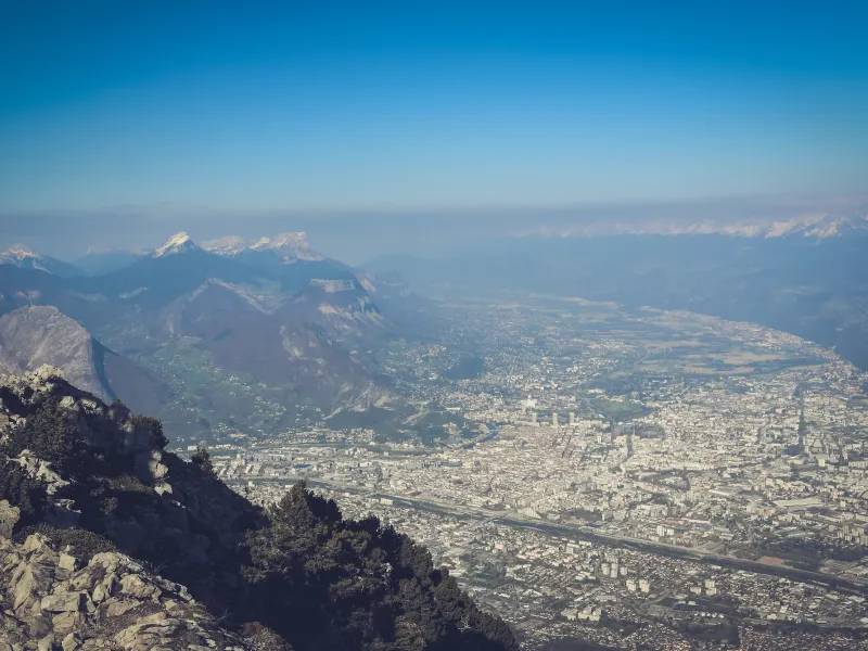 View of Grenoble from the Moucherotte