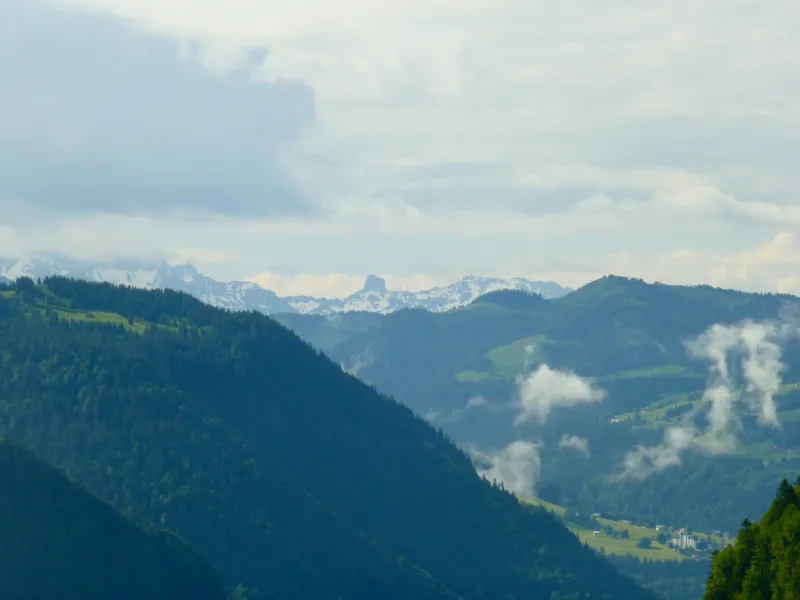 View of Pierra Menta from Col des Saisies