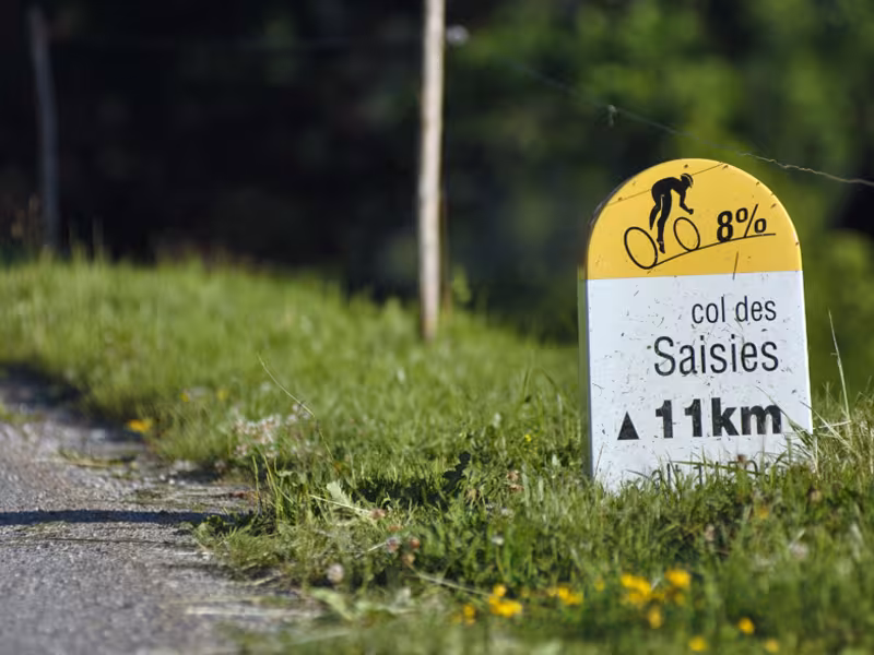 Ascent to the Col des Saisies from the Val d'Arly