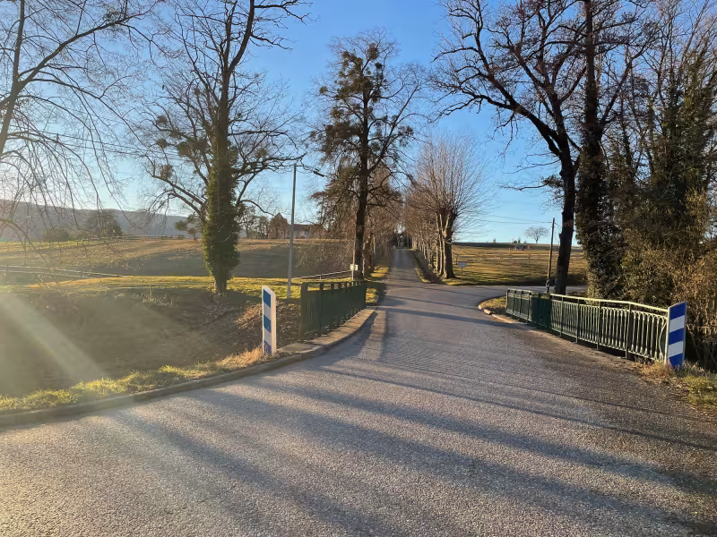 On the roads of the Albanais north of Rumilly