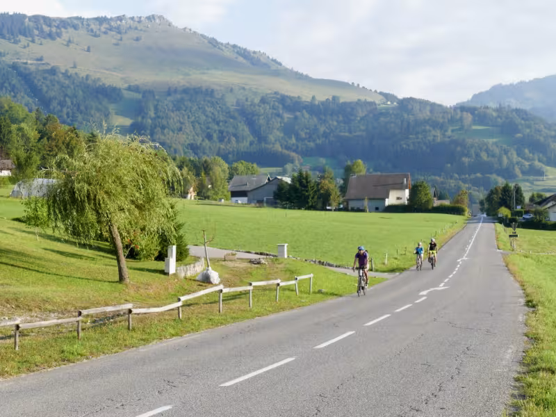 Cycling the roads of the Chablais