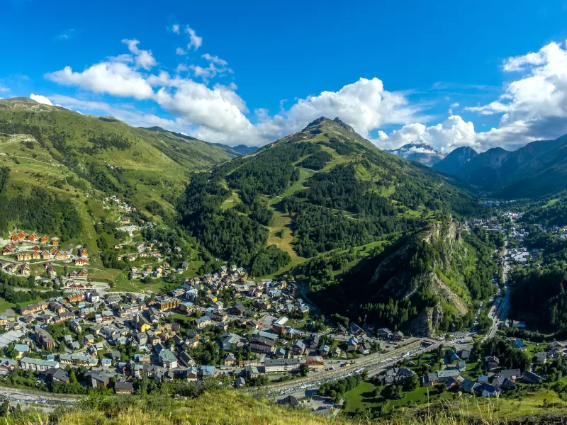 Valloire village galibier