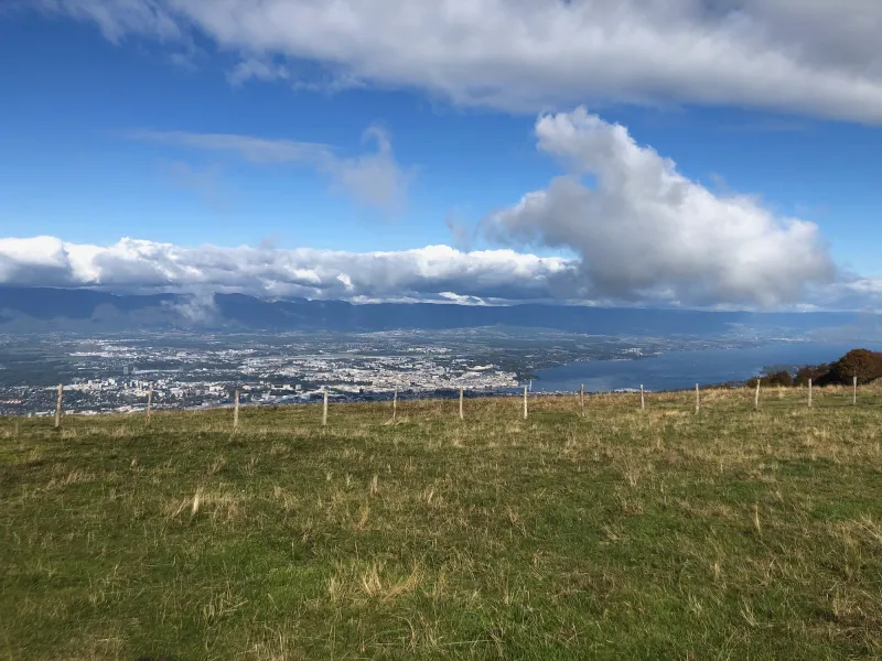 View of Lake Geneva from the Salève