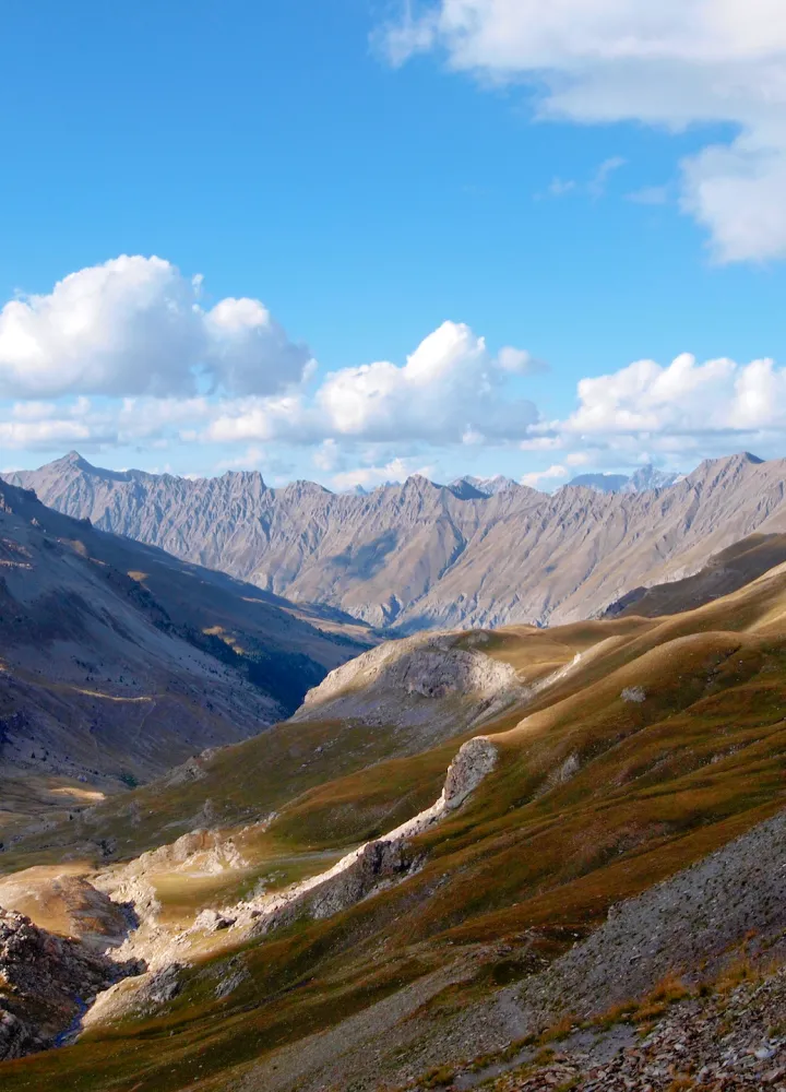 Mercantour Park peaks from Col de la Bonette