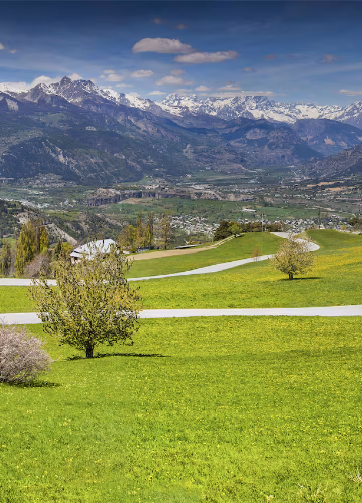 Lace-ups on the Col de Vars overlooking the Durance valley