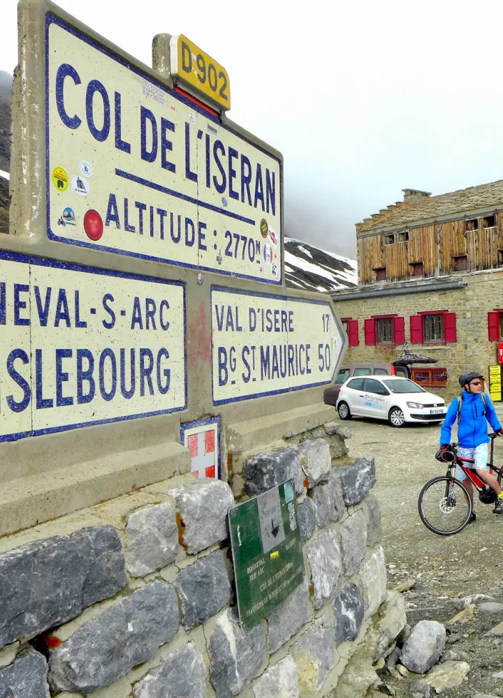 Cycling to the top of the Col de l'Iseran, Europe's highest mountain pass and a cyclist's Holy Grail