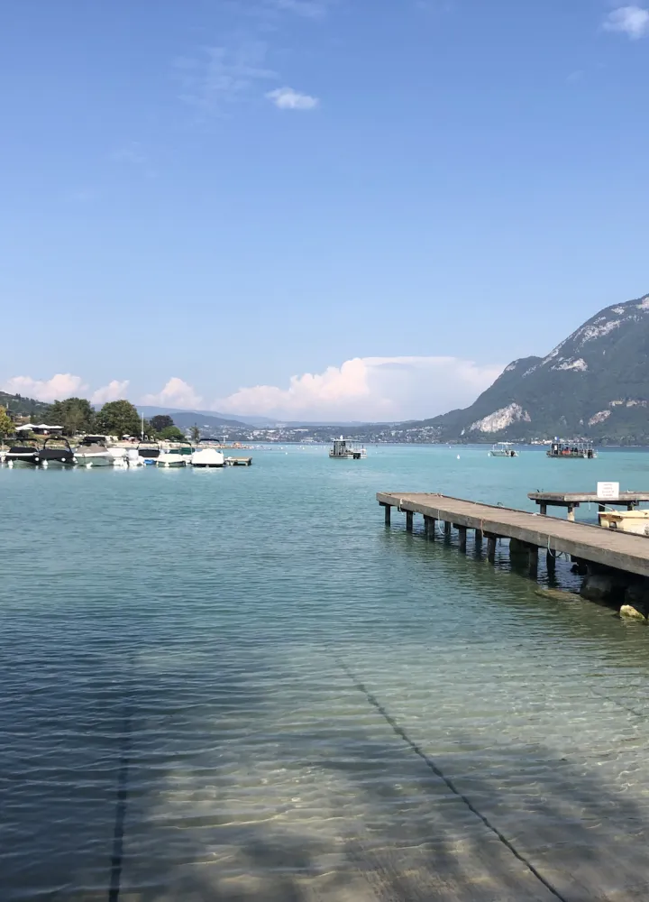 The port of Sevrier on Lake Annecy