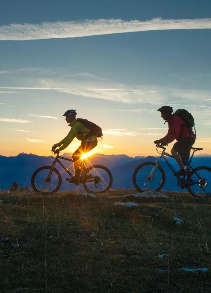 The Chemins du Soleil mountain bike route