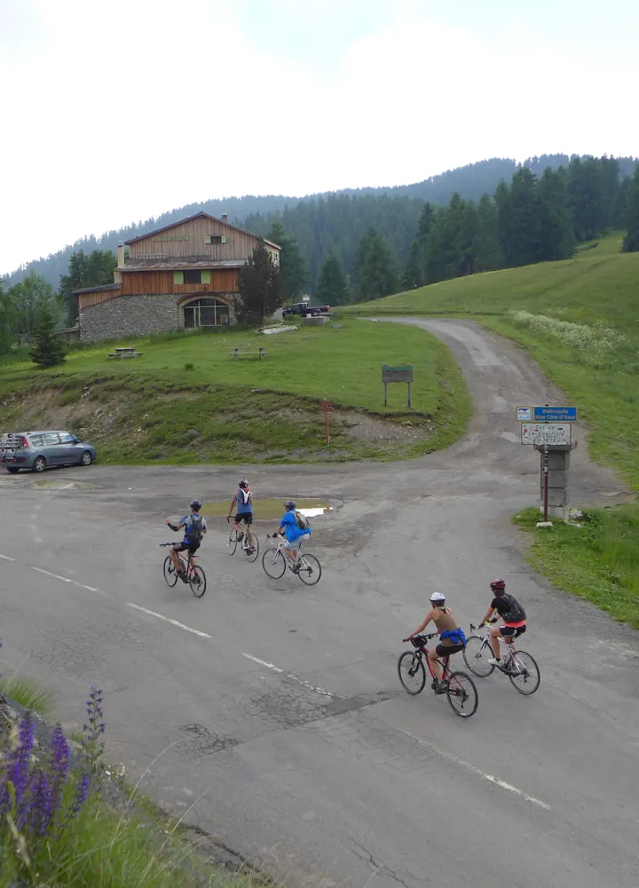 Passing the Col de la Couillole