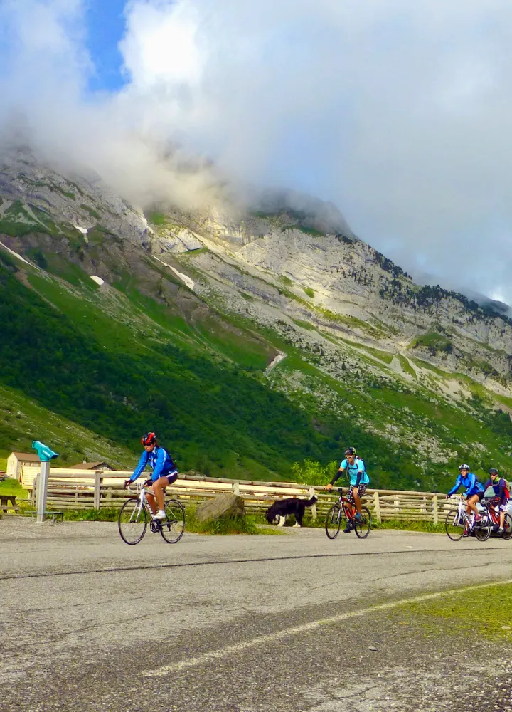 Passing the Aravis pass