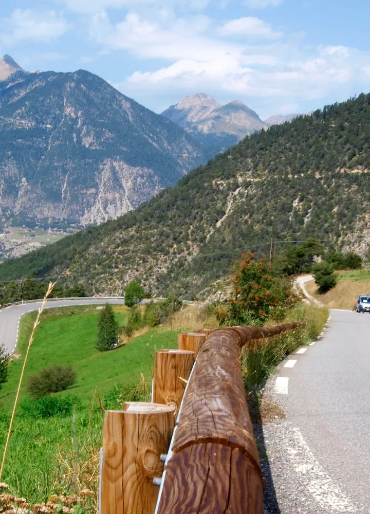 First ramps on the Col de Vars