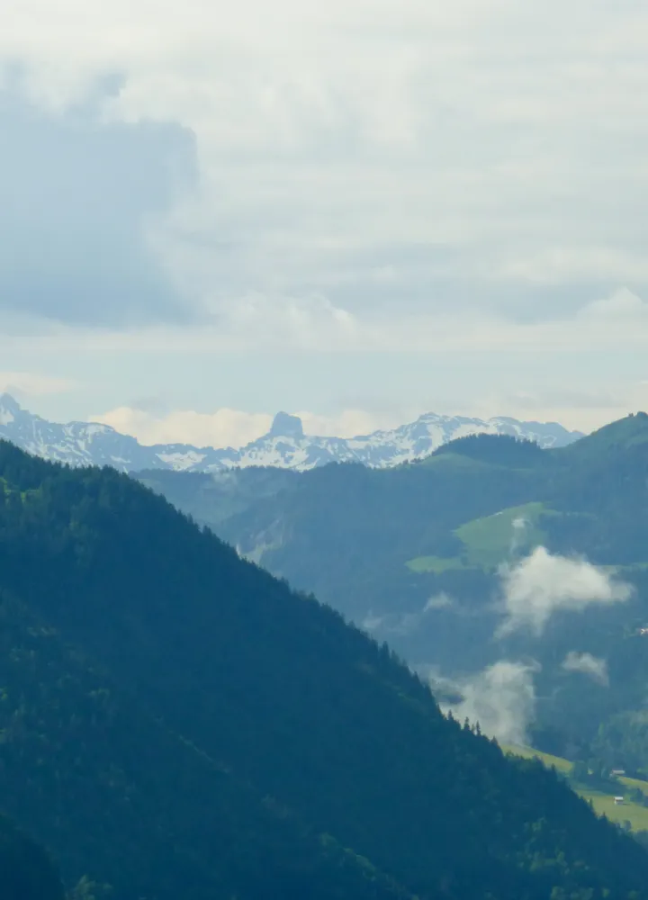 View of Pierra Menta from Col des Saisies