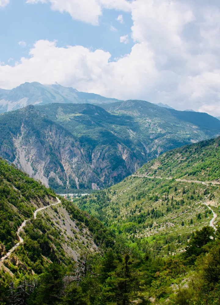 Ascent to Valberg from Guillaumes