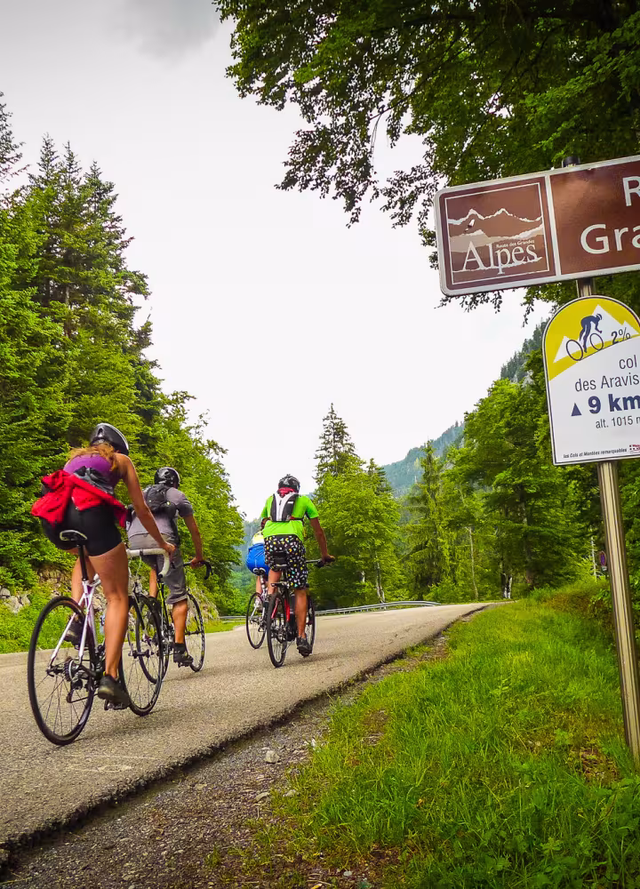 Signage on the Route des Grandes Alpes