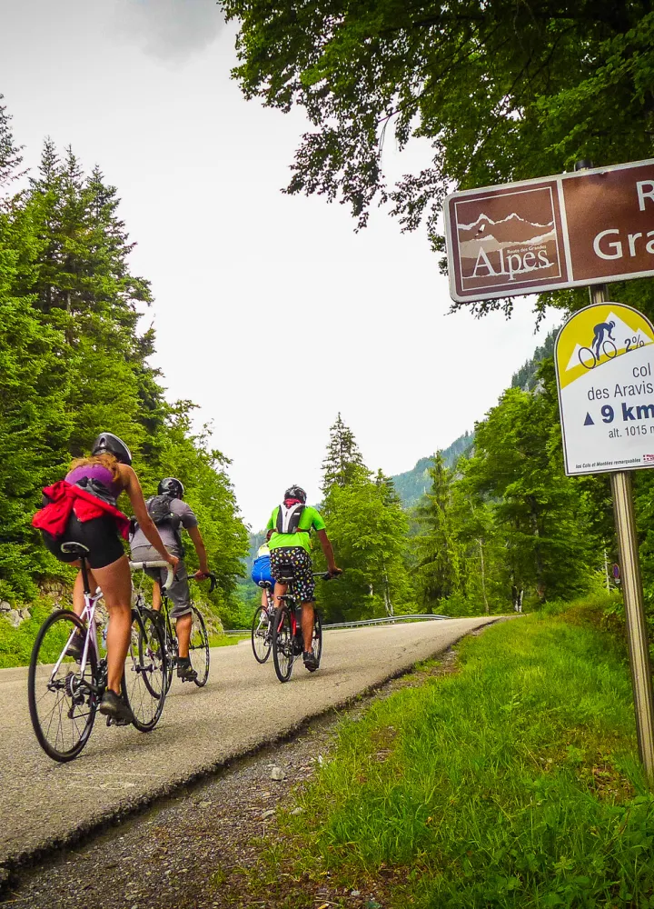 Signage on the Route des Grandes Alpes