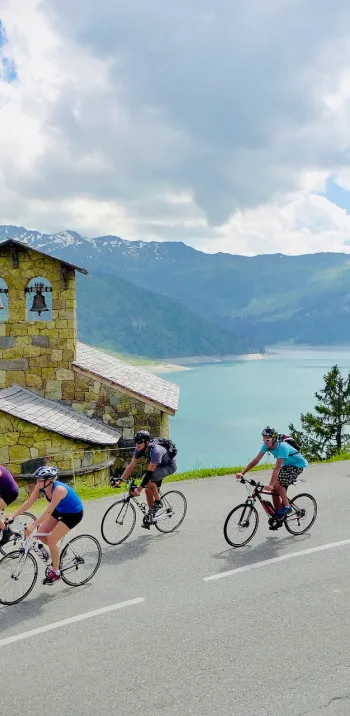 Chapelle and Lake Roselend