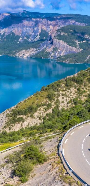 Lac de Serre-Ponçon at Sauze-du-Lac