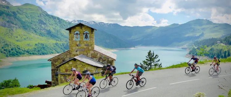 Chapelle and Lake Roselend