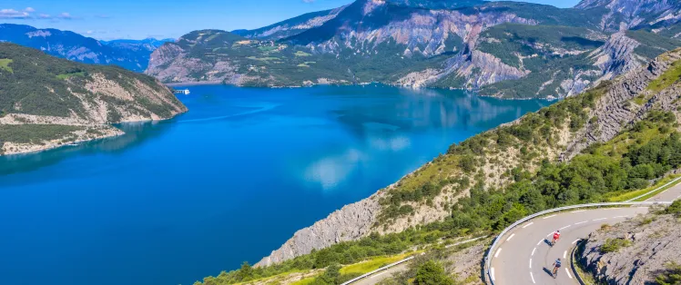 Lac de Serre-Ponçon at Sauze-du-Lac