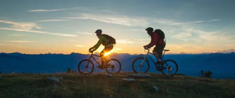 The Chemins du Soleil mountain bike route