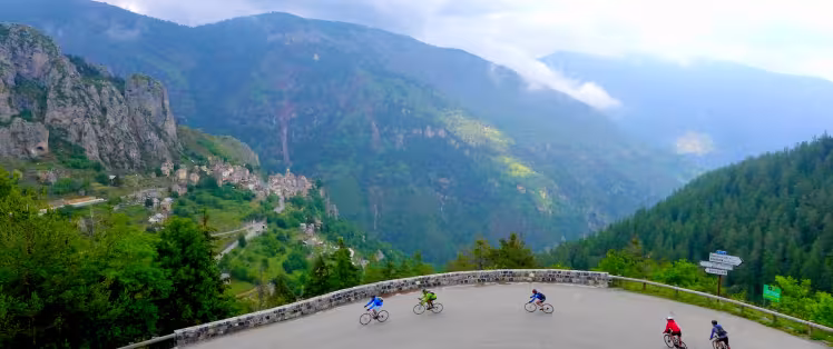 Southeast slope of Col de la Couillole