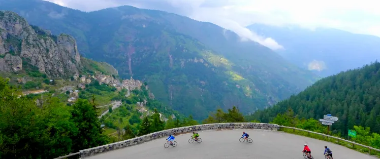 Southeast slope of Col de la Couillole