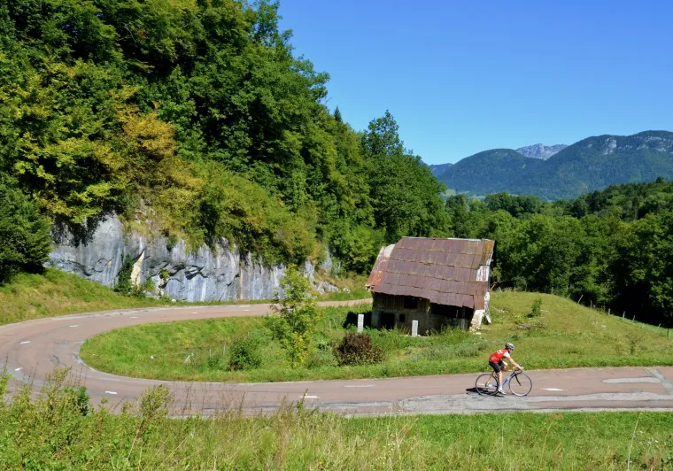 The ascent to the Col du Frêne