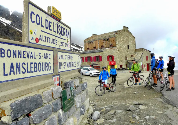 Cycling to the top of the Col de l'Iseran, Europe's highest mountain pass and a cyclist's Holy Grail