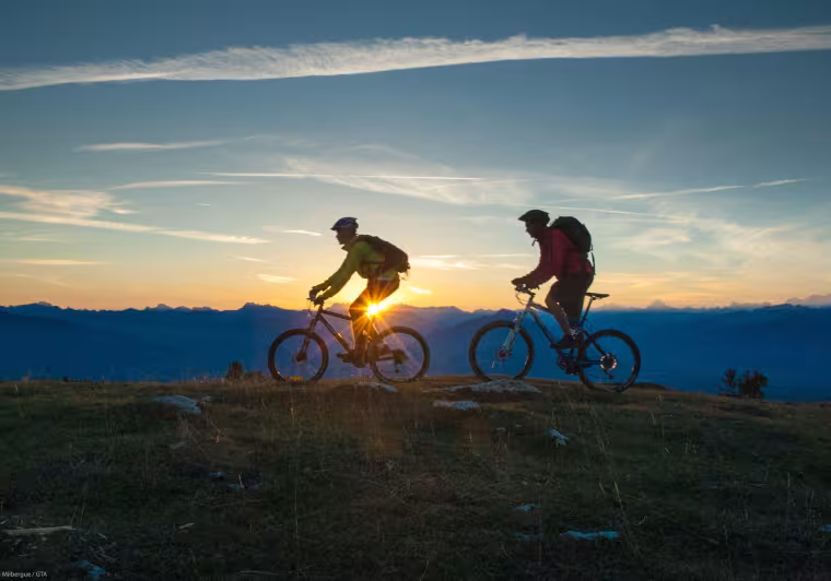 The Chemins du Soleil mountain bike route