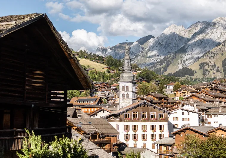 The village of La Clusaz