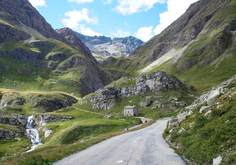 Route du Col de l'Iseran côte Maurienne