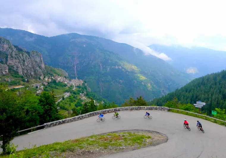 Southeast slope of Col de la Couillole