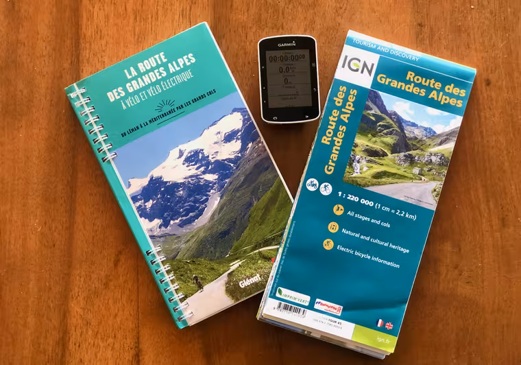 Map and GPS guides on RGA
