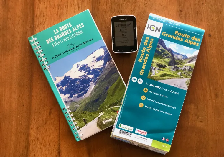 Map and GPS guides on RGA