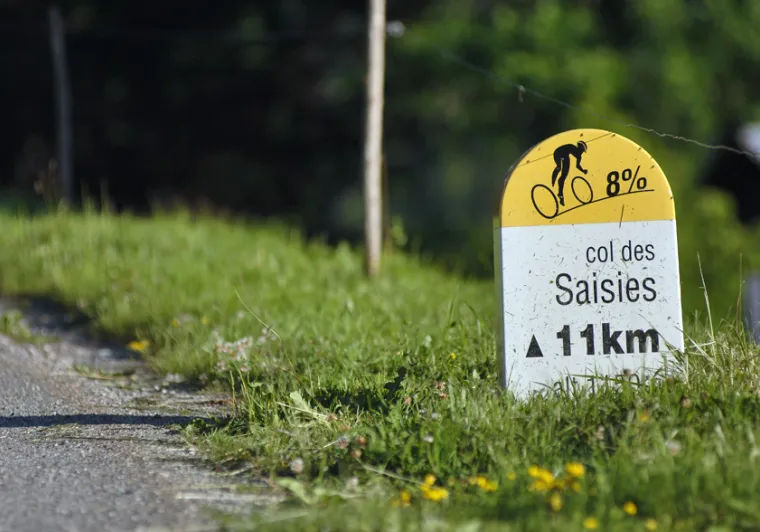 Ascent to the Col des Saisies from the Val d'Arly
