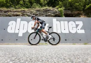 Cycling in Alpe d'Huez
