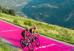 montée cyclo de la Rosière