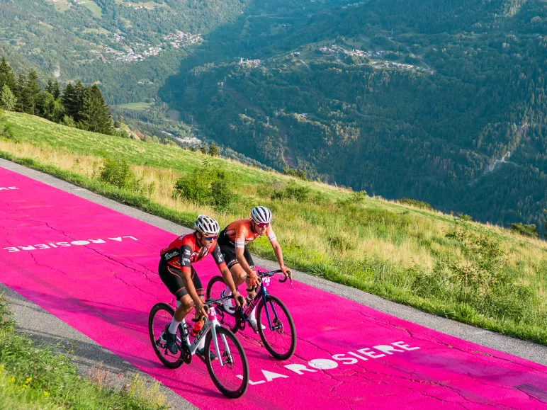 montée cyclo de la Rosière